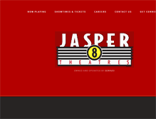 Tablet Screenshot of jasper8theatre.com